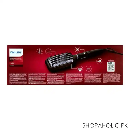 philips 5000 series heated straightening brush, bhh 880/00 image3