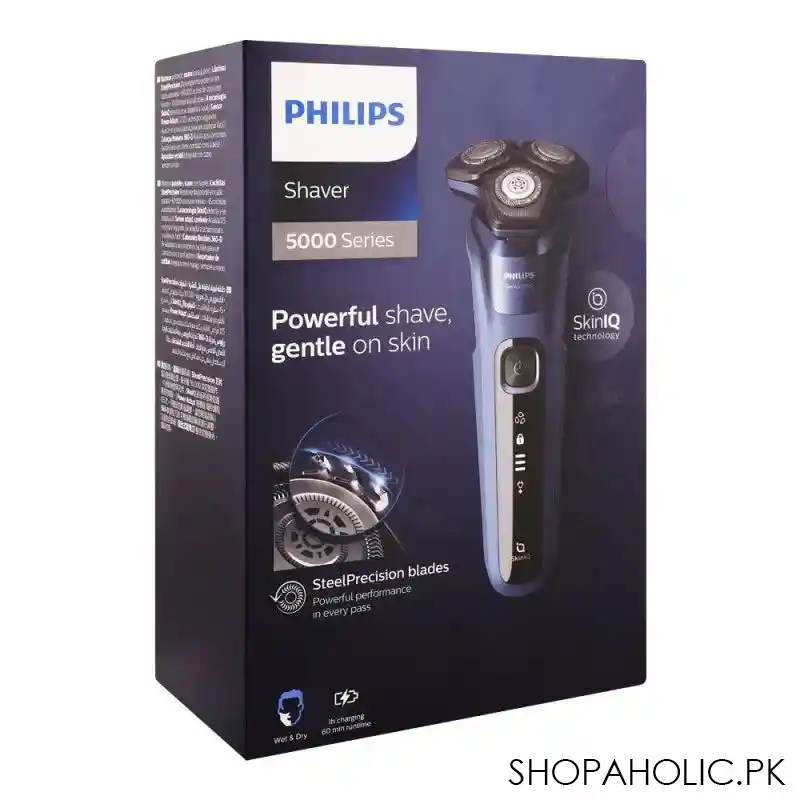 philips 5000 series skin iq wet & dry electric shaver, s 5582/20 image2