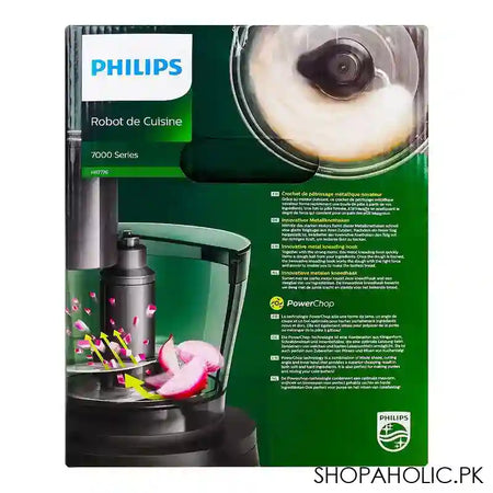Philips 7000 Series Food Processor, 1300W, 3.4 Liter Bowl, 2.2 Liter Jug, +8 Accessories, HR7776/91 - Image 5