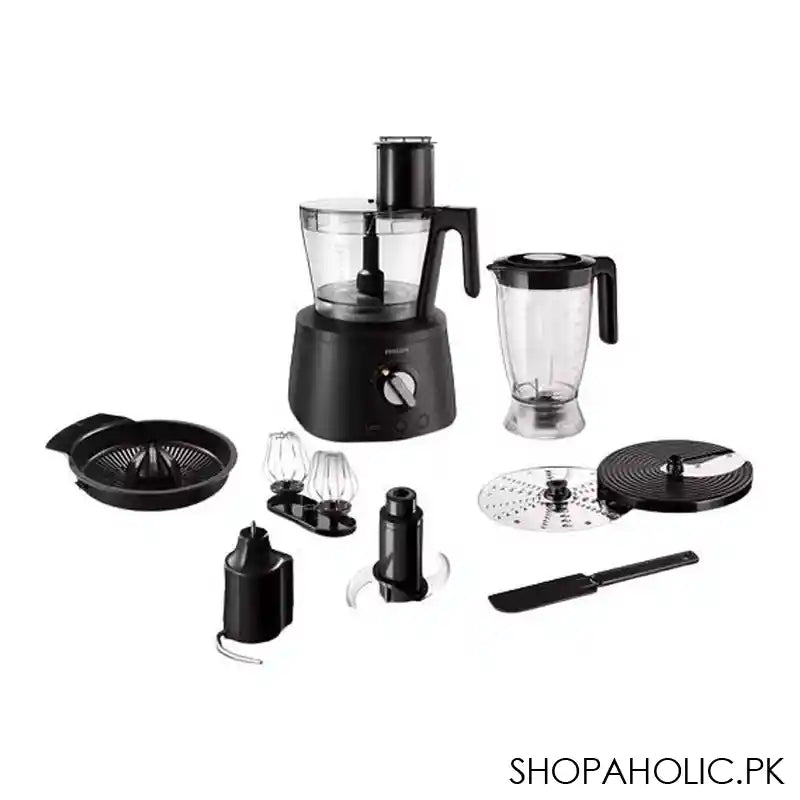 Philips 7000 Series Food Processor, 1300W, 3.4 Liter Bowl, 2.2 Liter Jug, +8 Accessories, HR7776/91 - Main Image