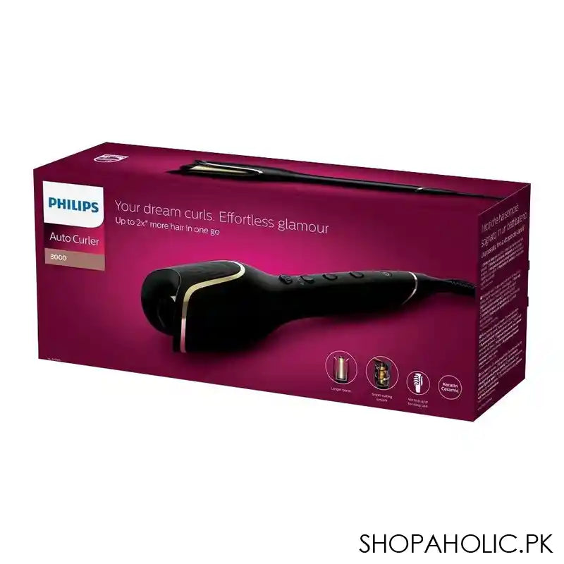 Philips 8000 Auto Curler, 32-34W, BHB876 - Main Image