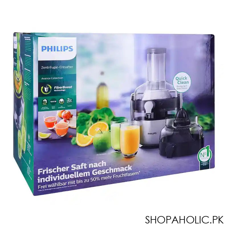 Philips Avance Juicer, X-Large Feed Tube, Fiber Boost Technology, 1L, HR-1925/21 - Image 4
