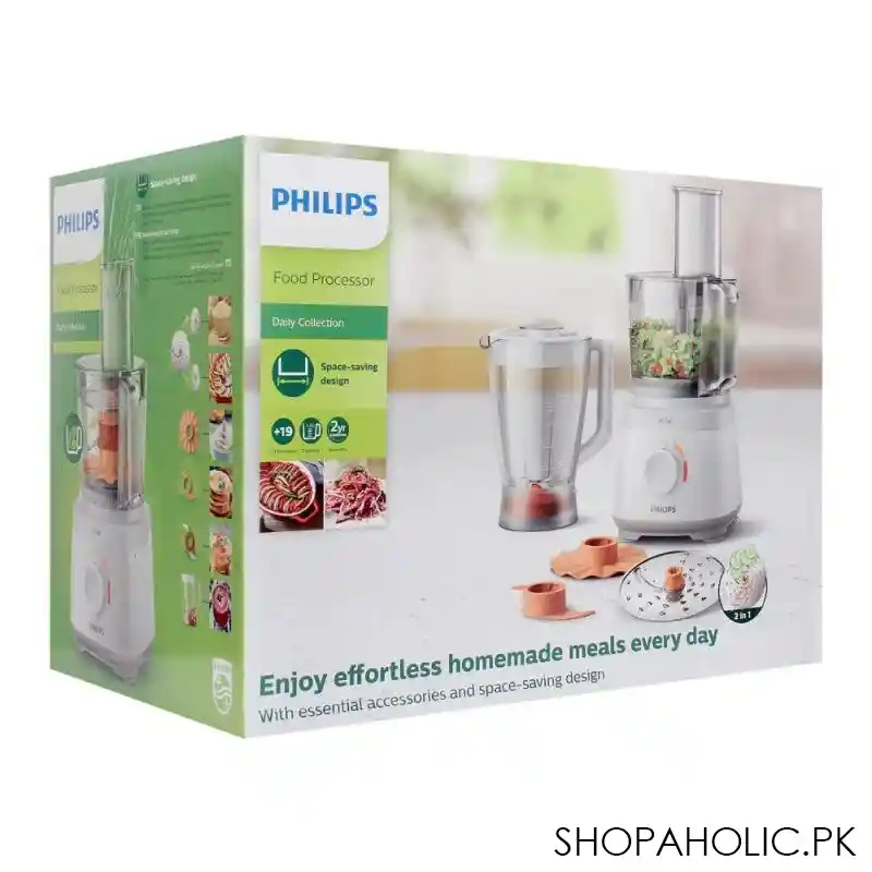 philips daily collection food processor, 700w, hr7320 image3