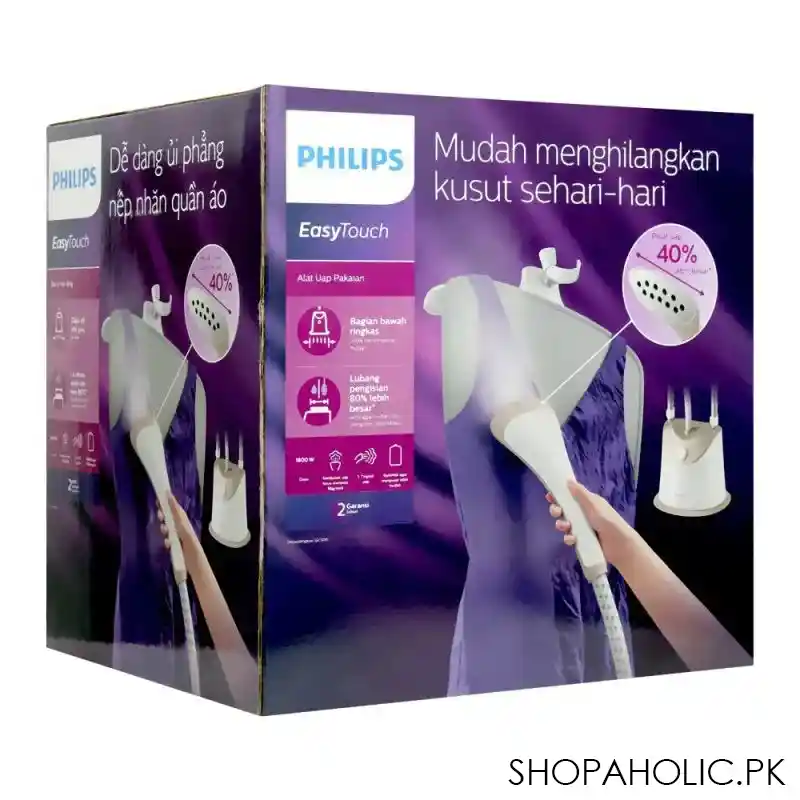 philips easy touch garments steamer, gc 484 image4
