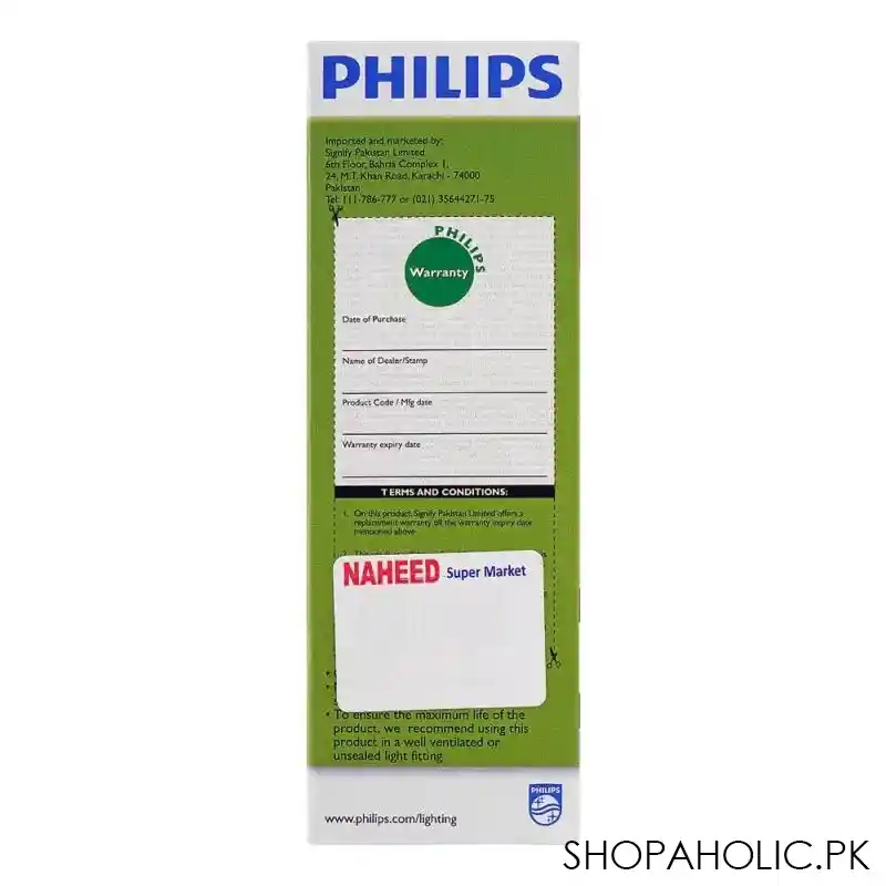 philips essential energy saver bulb, 18w, e27 cap, cool daylight image3