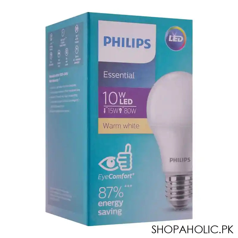 Philips Essential LED Bulb, 10W, E27, Warm White - Image 4