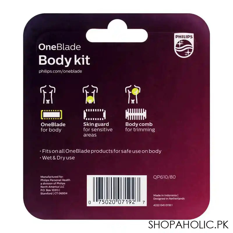Philips Norelco One Blade Body Kit, QP610/80 - Image 3