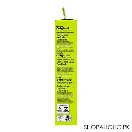 Philips One Blade Face & Body Trimmer, Dual-Sided, Long Battery, Waterproof, QP2824/10 - Image 4