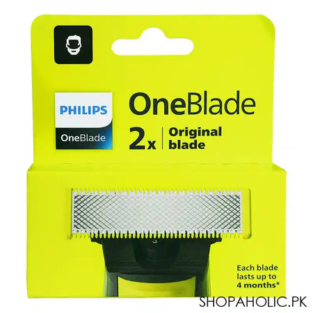 Philips One Blade Hybrid Blister Blade, Replaceable Blade, 2 X Original Blade, QP220/51 - Main Image
