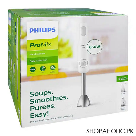 Philips Pro Mix Hand Blender With Beaker And Compact Chopper, 650W, HR-2535/01 - Image 3