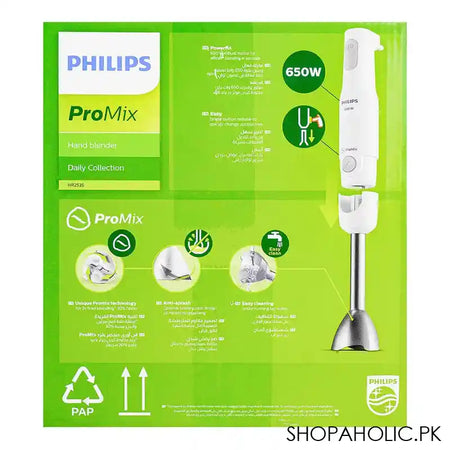 Philips Pro Mix Hand Blender With Beaker And Compact Chopper, 650W, HR-2535/01 - Image 4