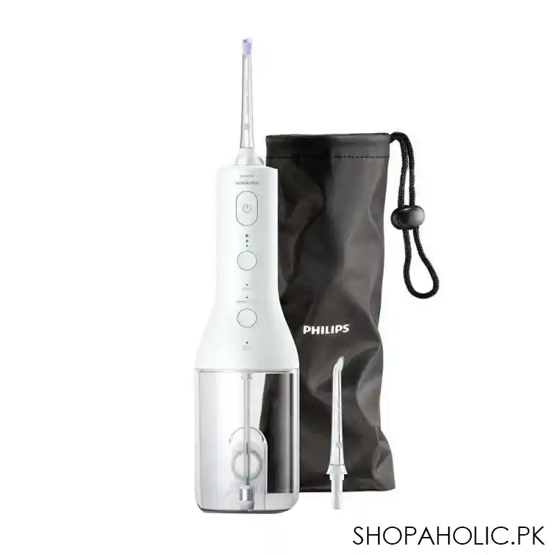 philips sonicare 3000 cordless power flosser 99% plaque remover, hx3806/31 326 main image