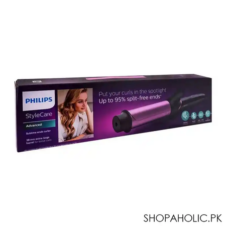 philips stylecare advanced sublime ends hair curler, bhb869 image2