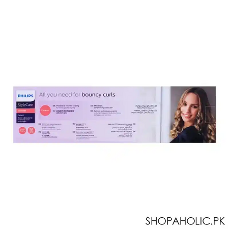 philips stylecare essential ceramic hair curler, bhb862 image3