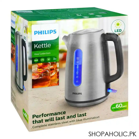 Philips Viva Collection Kettle, 2200W, 1.7L, Auto Off, HD-9357/12 - Image 2