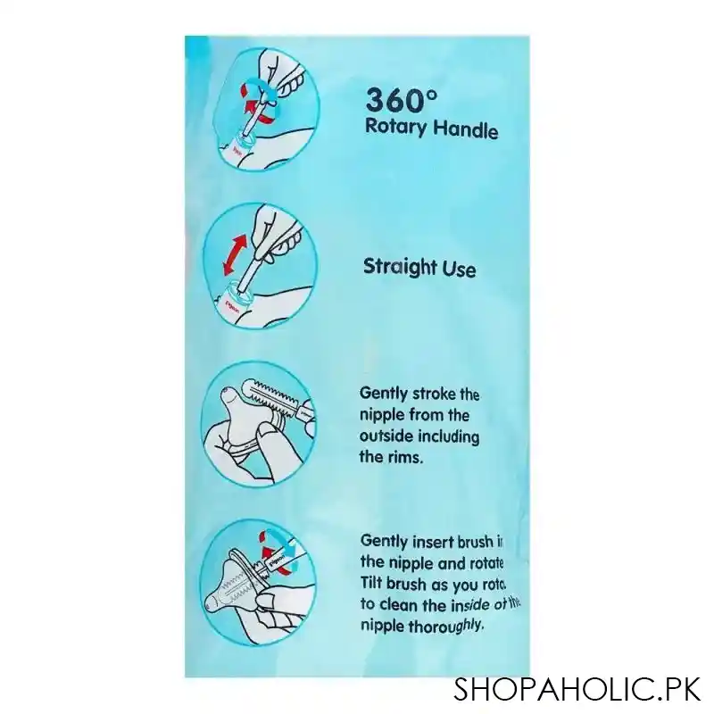 pigeon 2 in 1 bottle & nipple brush, m78021 image3