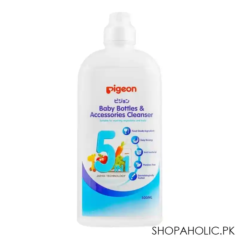 pigeon baby bottles & accessories cleaner, 500ml, m78013 main image