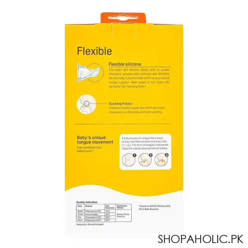 Pigeon Flexible Minimizes Colic Slim Neck PP Bottle 200ml, 2-Pack, A-79343 - Image 4