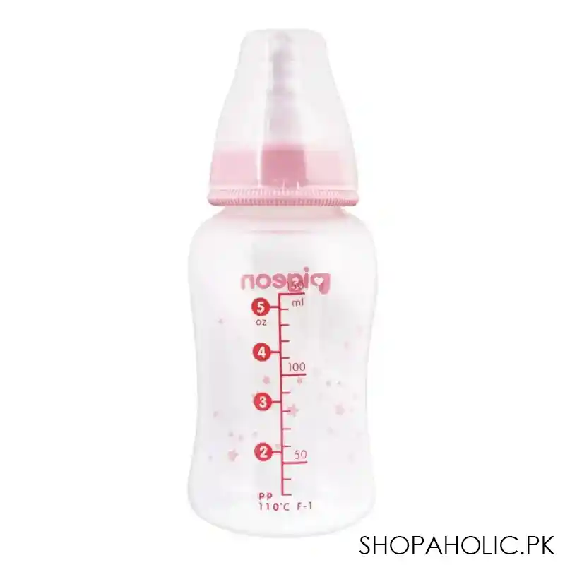 pigeon flexible premium slim neck feeding bottle, 0m+, 150ml/5oz, a78283 image2