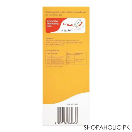 pigeon flexible premium slim neck feeding bottle, 0m+, 150ml/5oz, a78283 image5