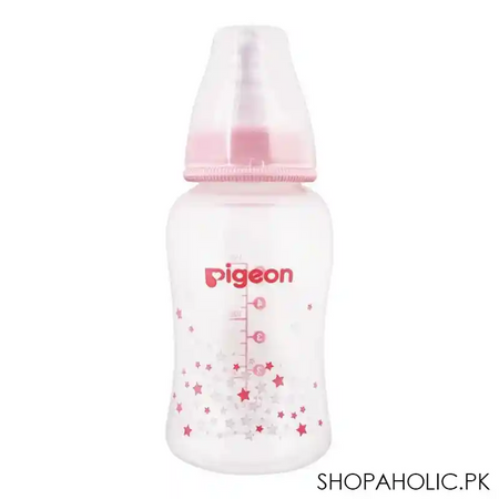 pigeon flexible premium slim neck feeding bottle, 0m+, 150ml/5oz, a78283 main image