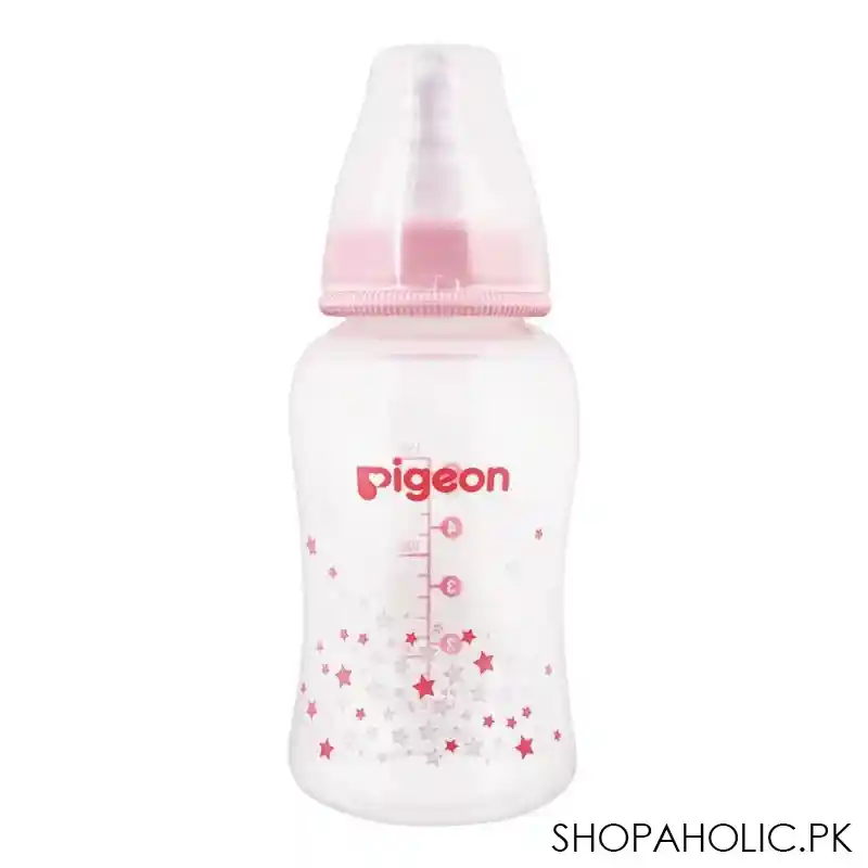 pigeon flexible premium slim neck feeding bottle, 0m+, 150ml/5oz, a78283 main image