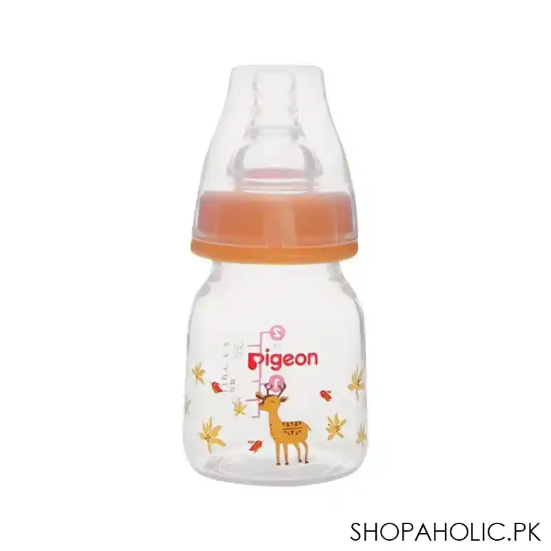 pigeon flexible sn soft & elastic pp feeding bottle, deer, 50ml, a79394 main image