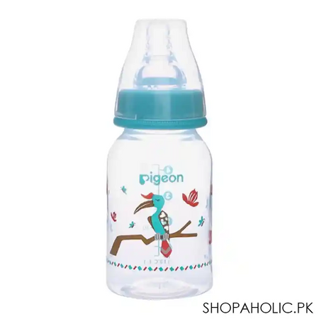 pigeon flexible sn soft & elastic pp feeding bottle, hornbill, 120ml, a79402 main image