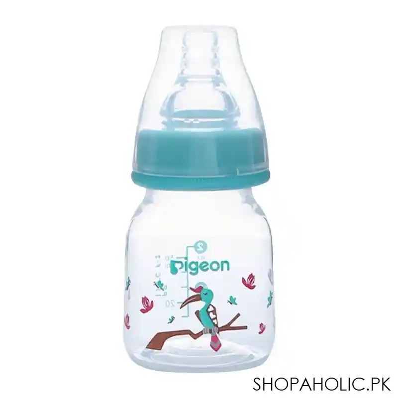 pigeon flexible sn soft & elastic pp feeding bottle, hornbill, 50ml, a79397 main image