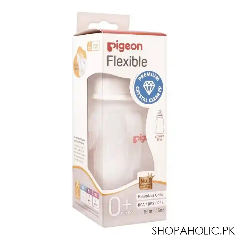 pigeon flexible stream line feeding bottle 150ml a 651 image3