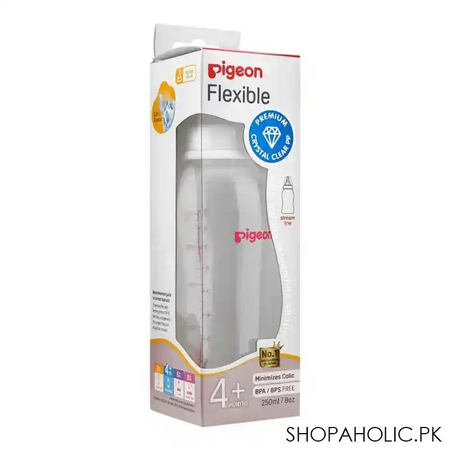 pigeon flexible stream line feeding bottle, 250ml, a 652 main image
