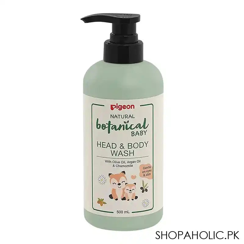 Pigeon Natural Botanical Baby Head & Body Wash, 500ml, I78410 - Main Image