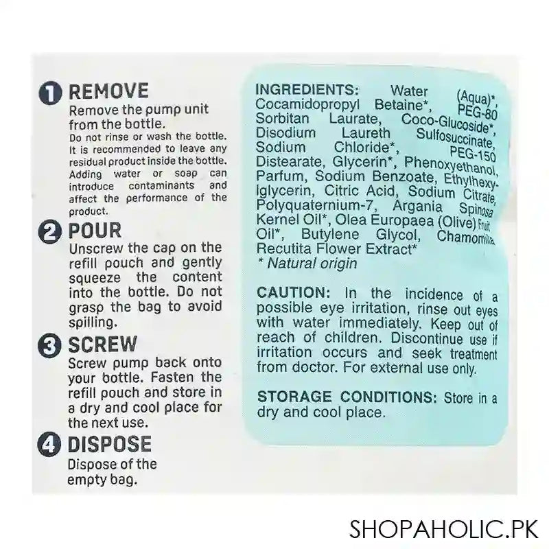 Pigeon Natural Botanical Baby Head & Body Wash, I79799, 900ml - Image 2