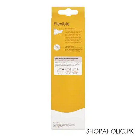 pigeon peristaltic nipple glass bottle 240ml a 482 image3