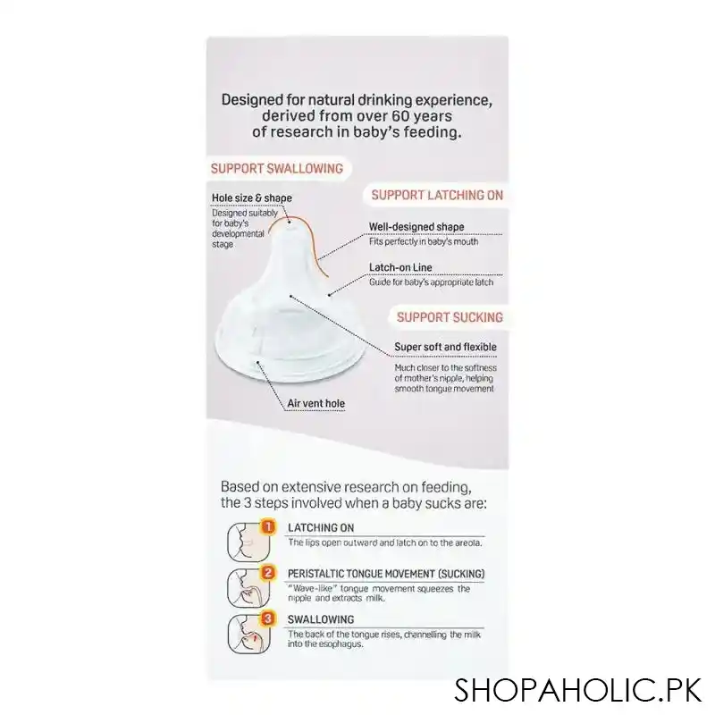 pigeon soft touch anti colic wide neck pp bottle, 160ml, a 79452 image2