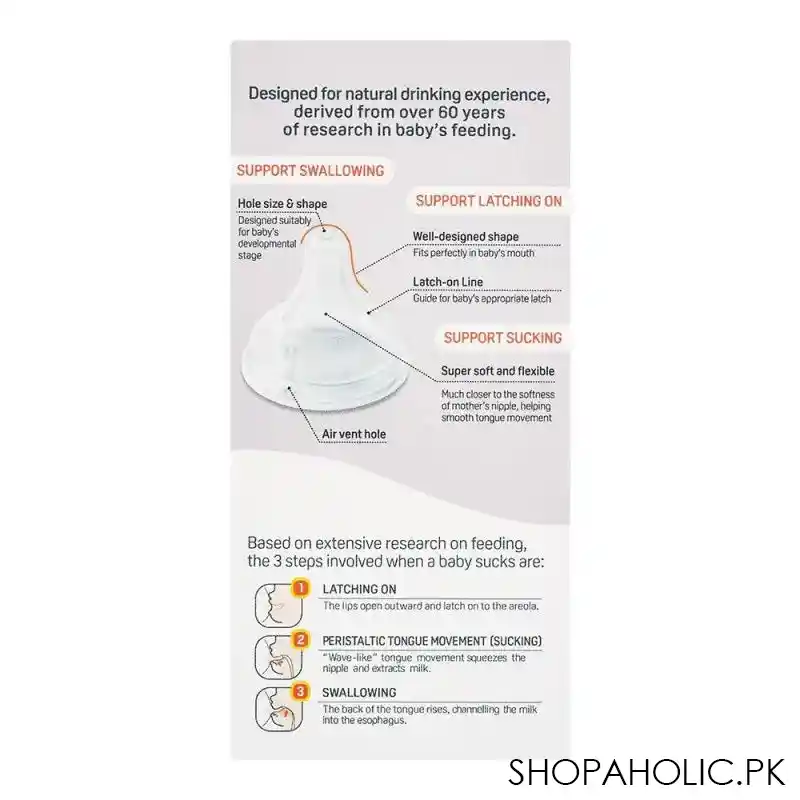 pigeon soft touch anti colic wide neck pp bottle, 160ml, a 79458 image2