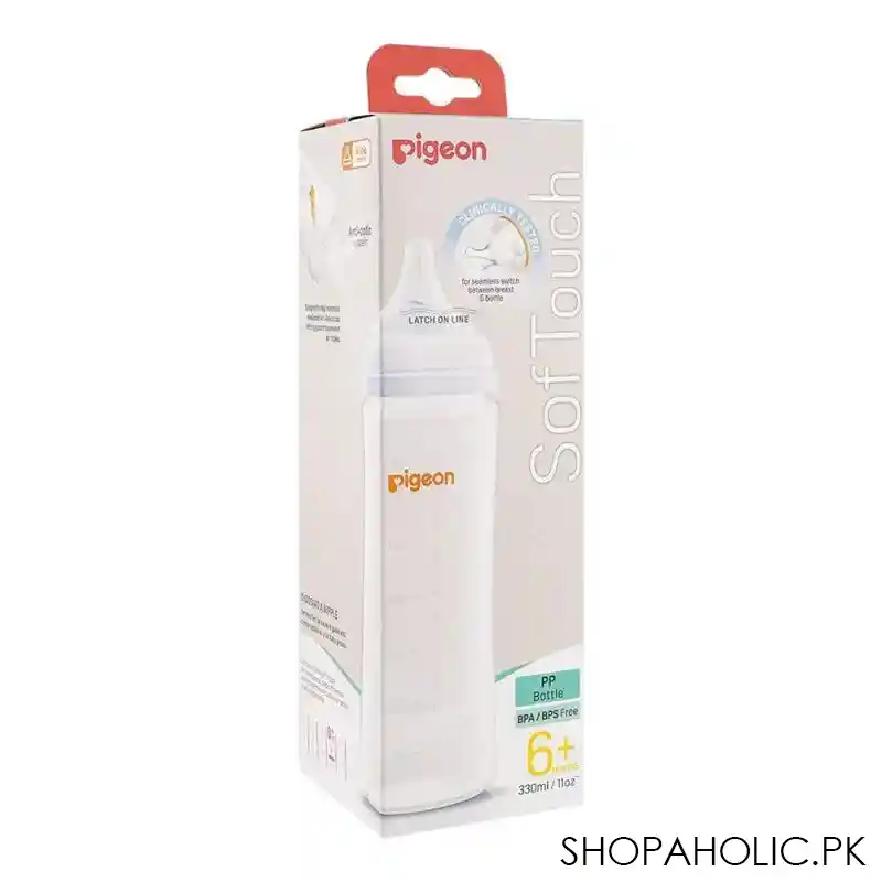 pigeon soft touch anti colic wide neck pp bottle, 330ml, a 79454 main image