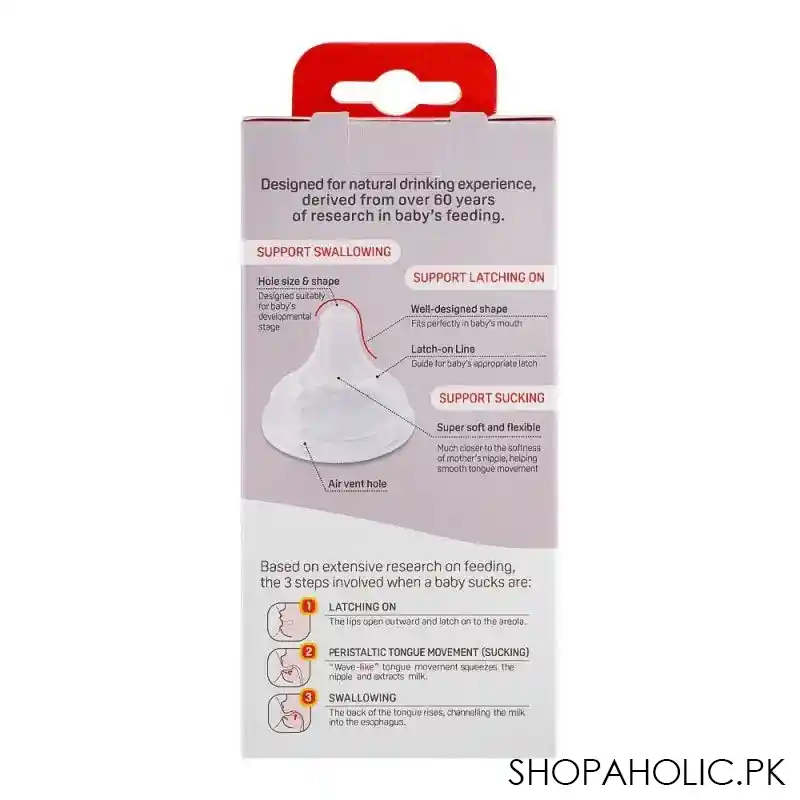 pigeon soft touch wn glass feeding bottle, 160ml, a79436 image2