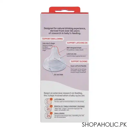 pigeon soft touch wn t ester feeding bottle, dew drop, 200ml, a79448 image3