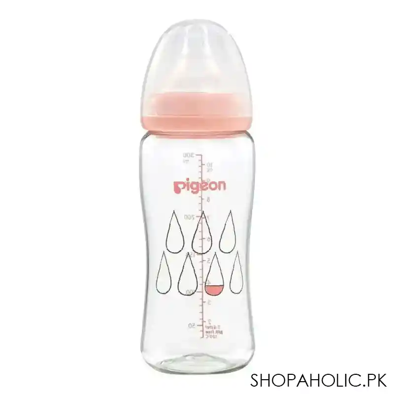 pigeon soft touch wn t ester feeding bottle, dew drop, 300ml, a79450 main image