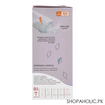 pigeon soft touch wn t ester feeding bottle, leaf, 200ml, a79449 image4