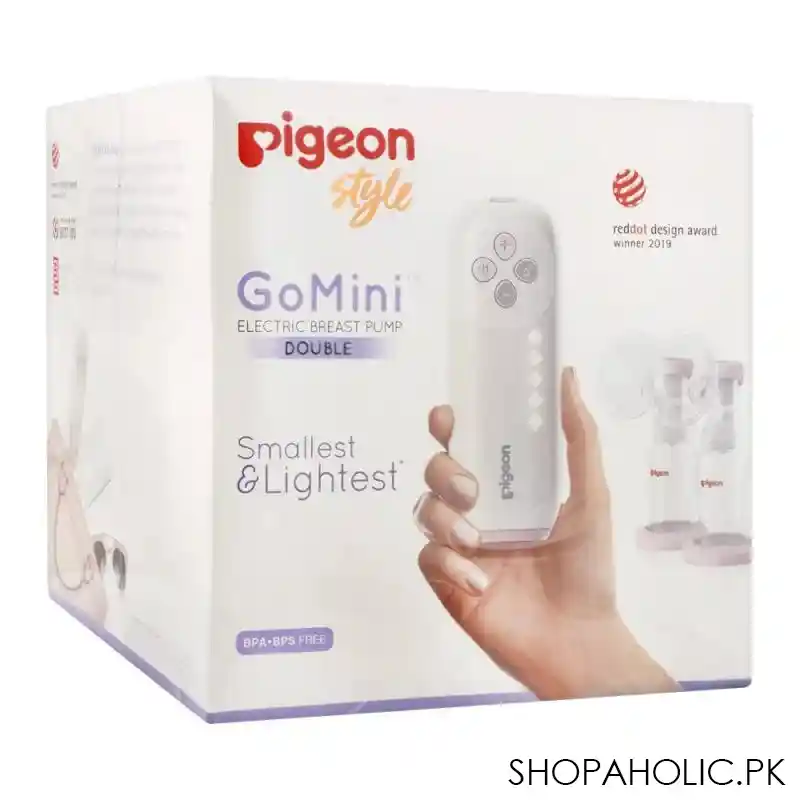 pigeon style gomini electric breast pump, double, bpa free, q 78140 1 image4