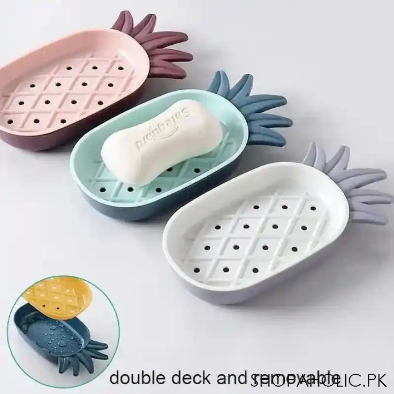 pineapple drain soap dish image4