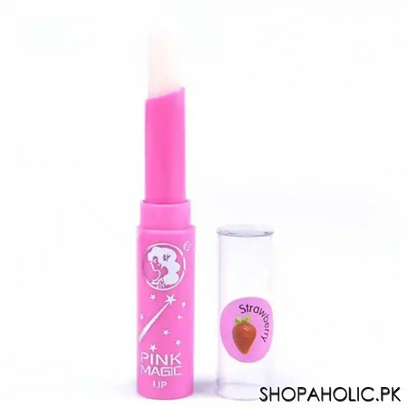 pink magic lip strawberry vitamin c changeable color lipstick image5