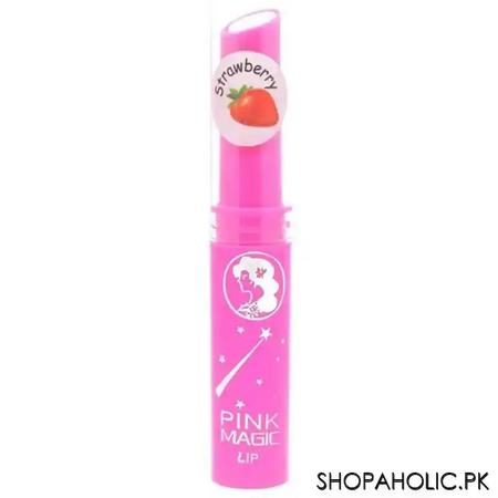 pink magic lip strawberry vitamin c changeable color lipstick main image