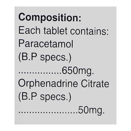 AGP Pharma Sinaxamol Extra Tablet, 650mg/50mg, 30-Pack - Image 5