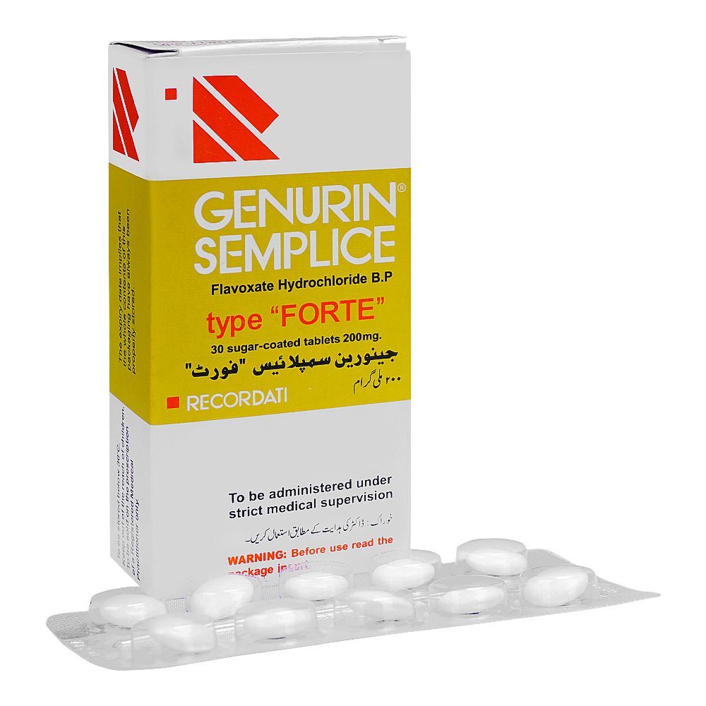Pacific Pharmaceuticals Genurin Semplice Type Forte, 200mg, 1-Strip - Main Image