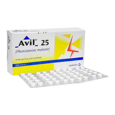 Avil Tablet, 25mg, 1-Strip - Main Image