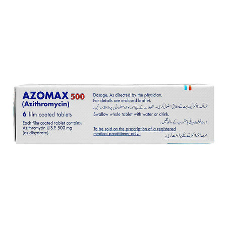 AGP Pharma Azomax Tablet, 500mg, 1-Strip - Image 3