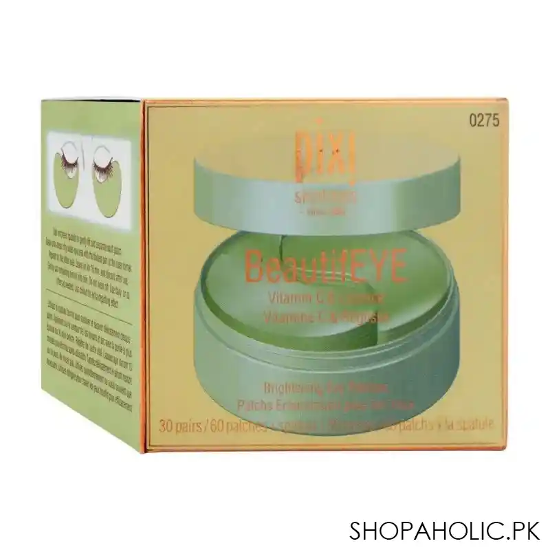 pixi skin treats beautiful eye vitamin c & licorice brightening eye patches, 30 pair/60 patches image2